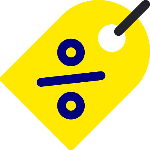 Discount tag icon for Promotions